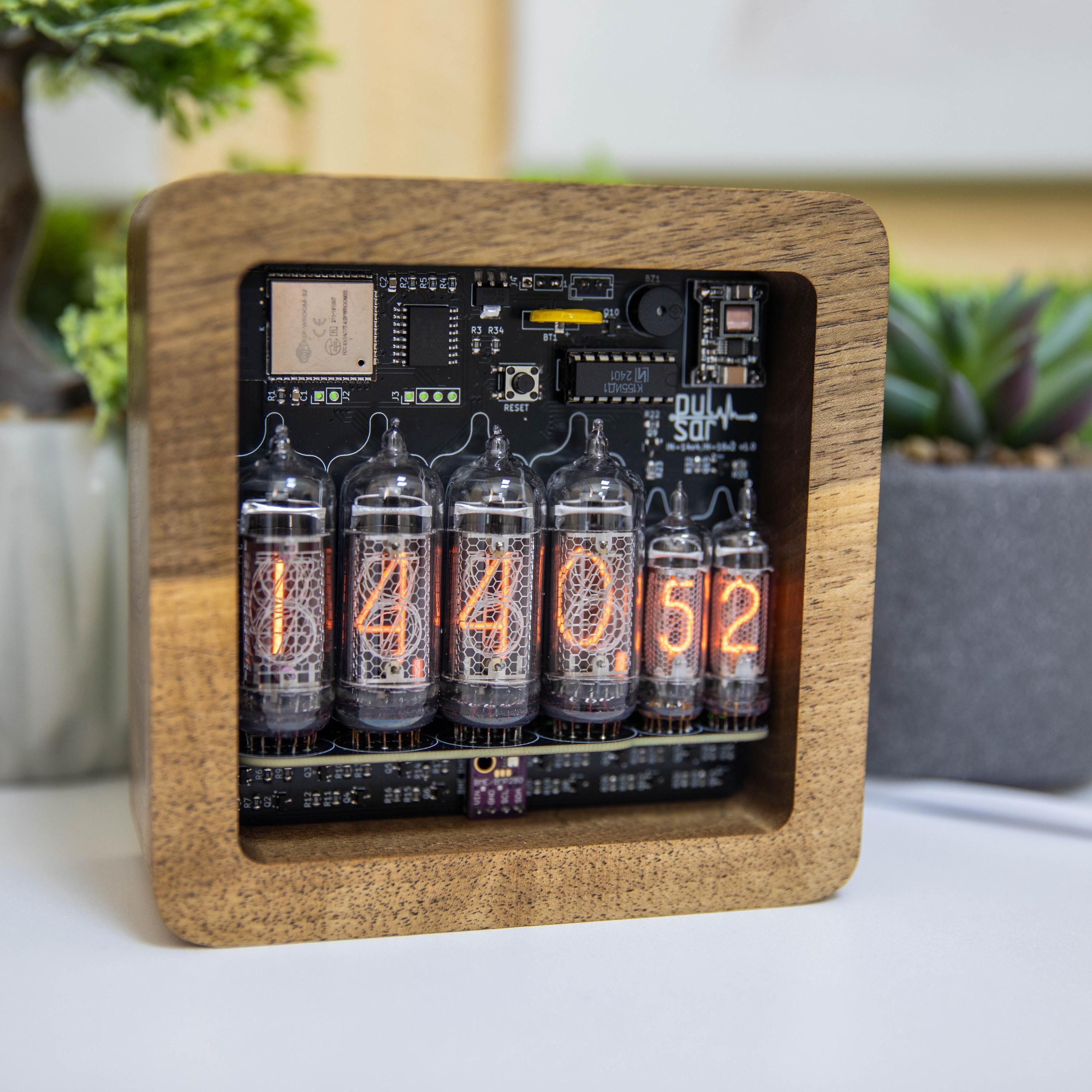 Nixie Tube Clock Pulsar IN14+IN16