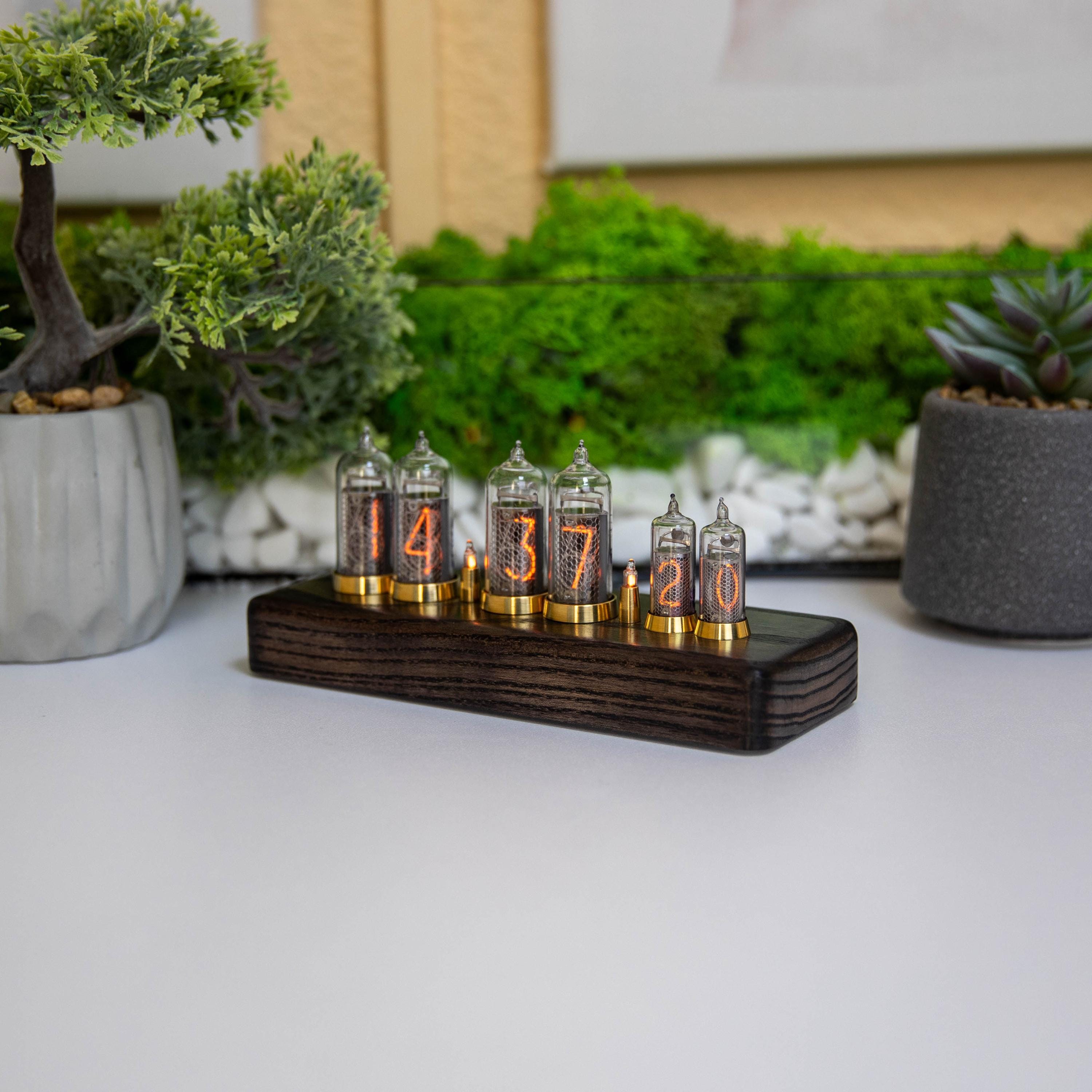 Nixie Tube Clock Pulsar IN-14+IN-16 6-tubes