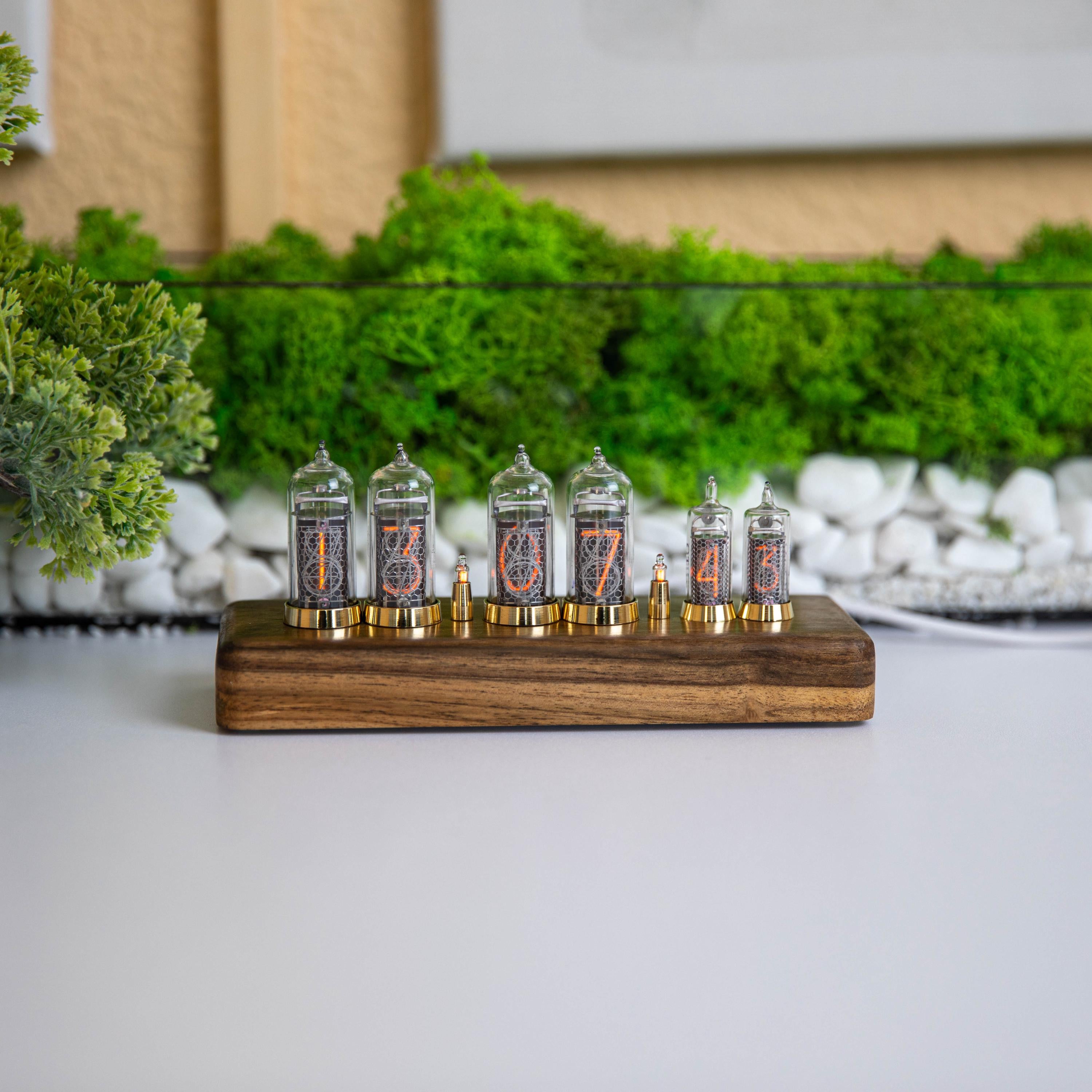 Nixie Tube Clock Pulsar IN-14+IN-16 6-tubes