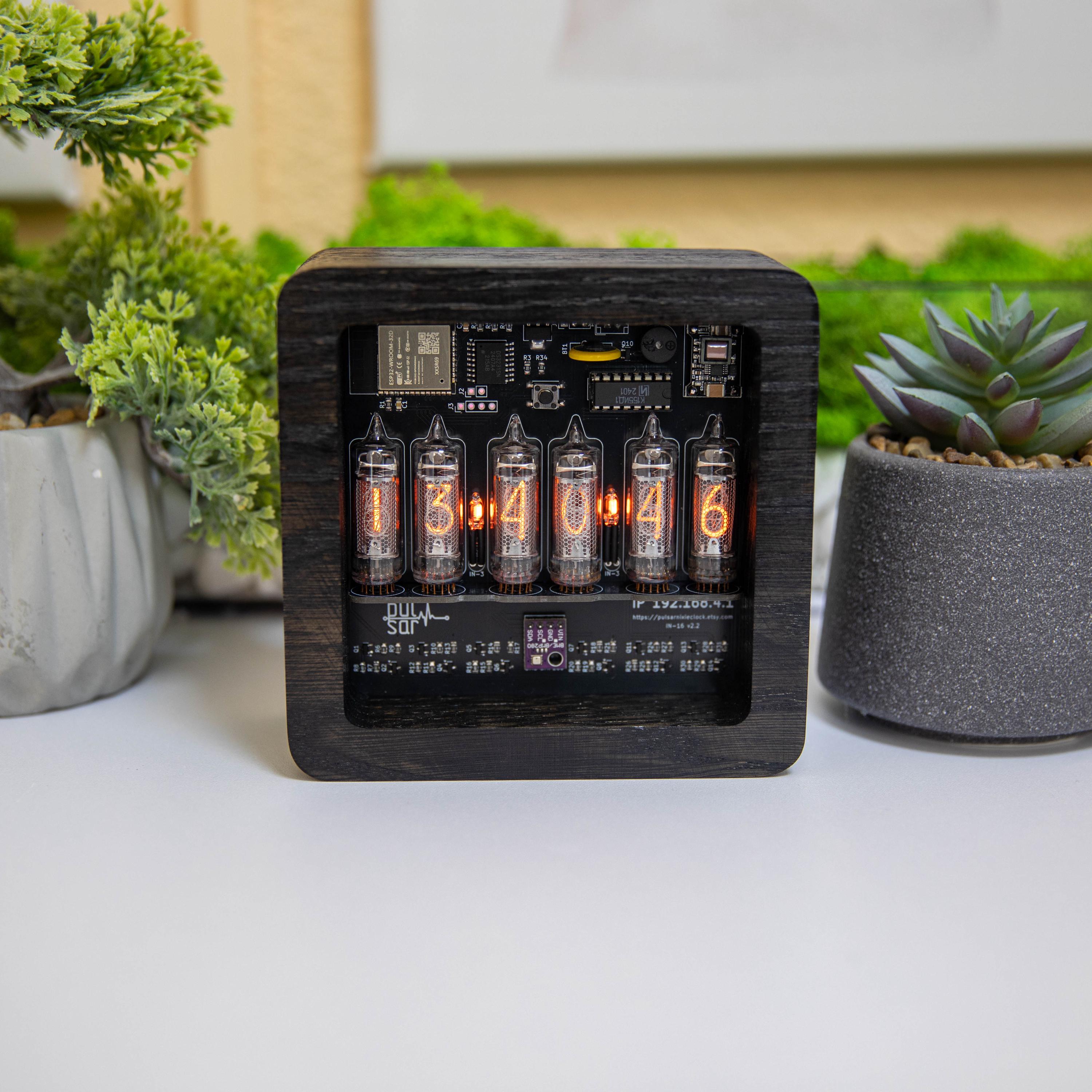 Nixie Tube Clock Pulsar IN-16 6-tubes