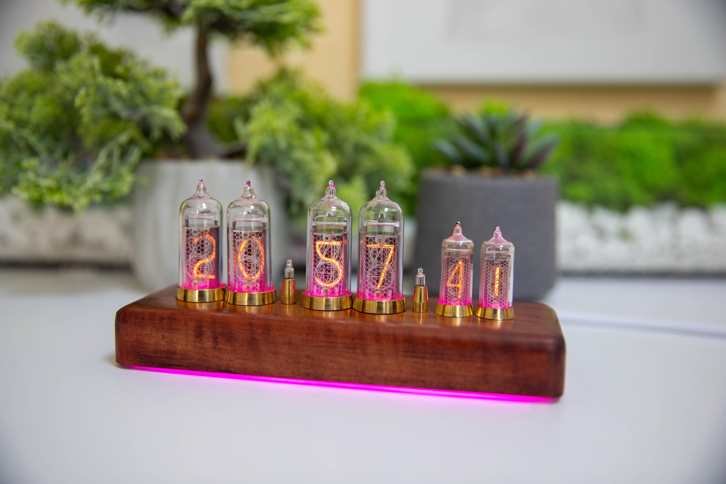 Nixie Tube Clock Pulsar IN-14+IN-16 6-tubes