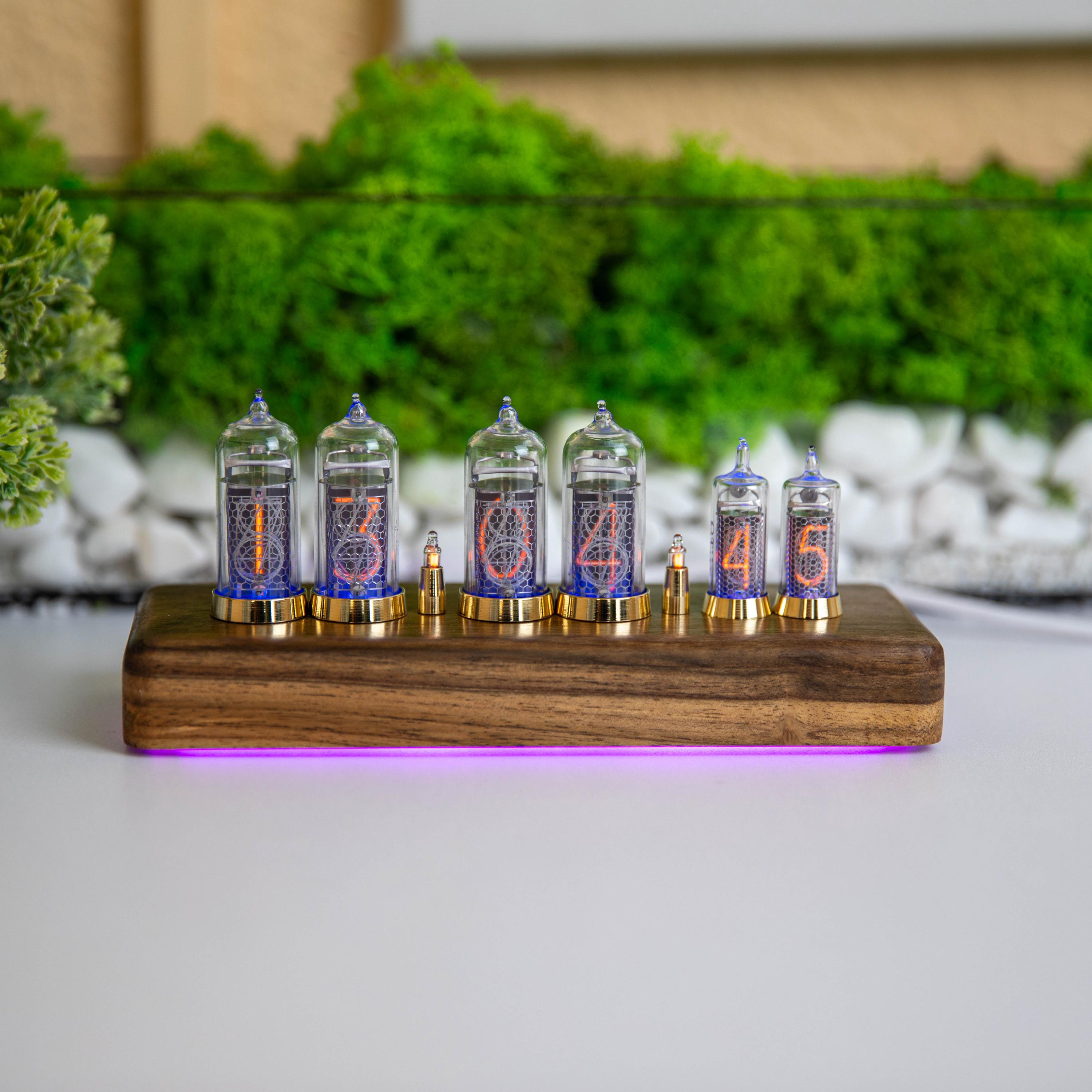 Nixie Tube Clock Pulsar IN-14+IN-16 6-tubes
