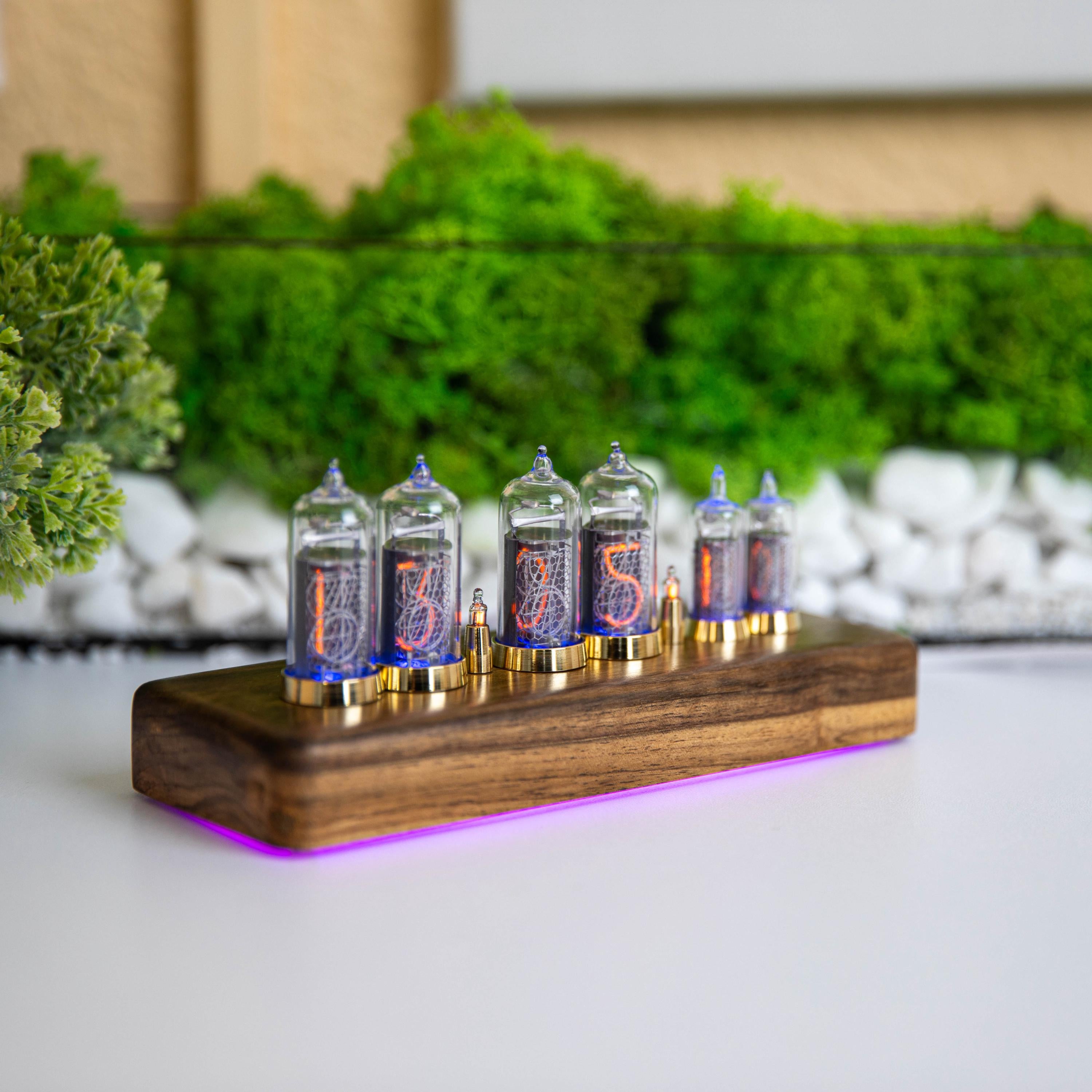 Nixie Tube Clock Pulsar IN-14+IN-16 6-tubes